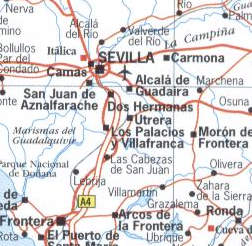 Seville and the local area