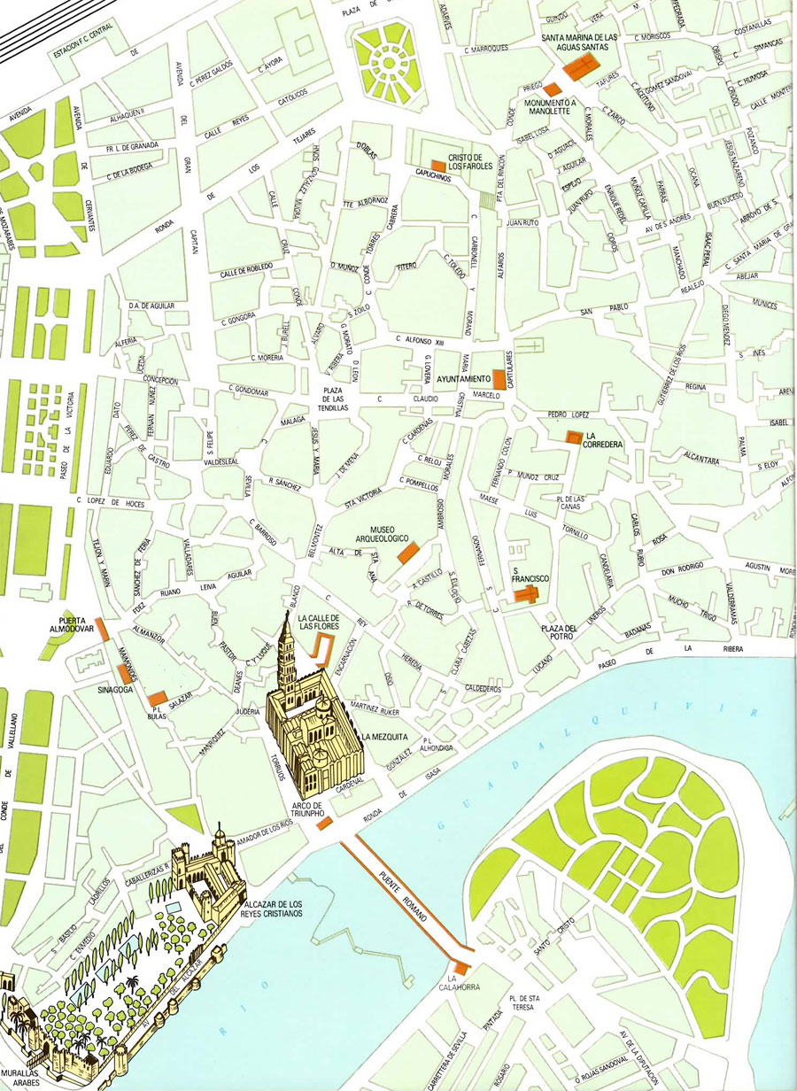 cordoba spain map