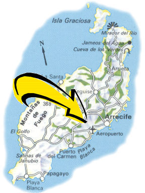 Arrecife Airport Location