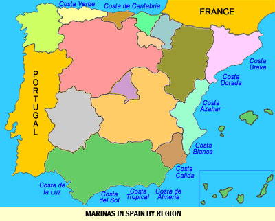 Marinas by region