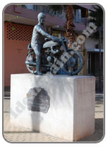 Motorbike monument Denia