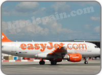 Easyjet lands at Gibraltar