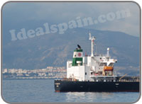 Boats near Gibraltar