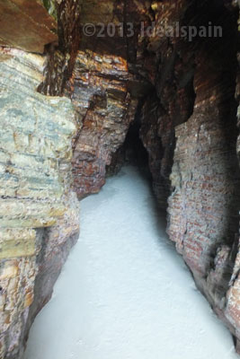 Cathedral Beach cave